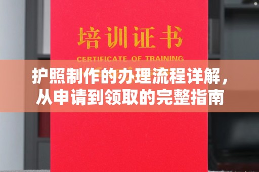 邵阳护照制作的办理流程详解，从申请到领取的完整指南