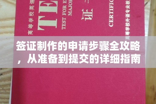 丹江口签证制作的申请步骤全攻略，从准备到提交的详细指南